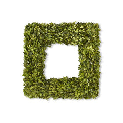 20" Square Boxwood Wreath