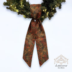 56" Taffeta Autumn Trees Sash