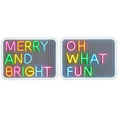 16" Merry Neon Signs (Sold Separately)