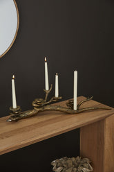 30.5" Oyster Mushroom Candleholder