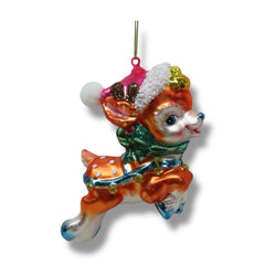 4" Retro Deer Ornament