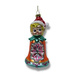 6" Elf Bell Ornament