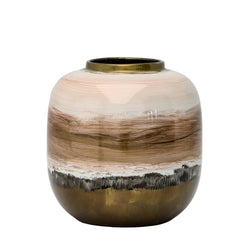 9" Hand-painted Pot