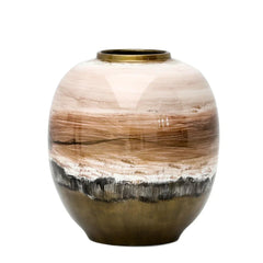 12" Hand-painted Pot