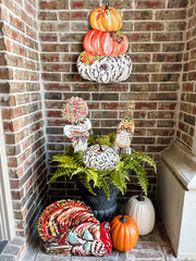 24" Beck's Fall Pumpkin Stack