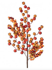 26" Harvest Berry and Crabapple Spray
