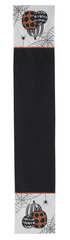 72" White & Black Pumpkin Table Runner