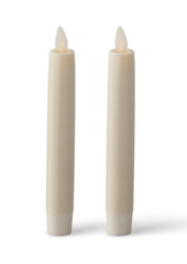 6" LUMINARA® Ivory Taper Candle (Set of 2)