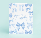 "Oh Baby!" Bows Card