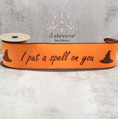 4" Felt "I Put a Spell on You" Ribbon