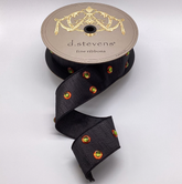 2.5" Metallic Dupioni Jewel Center Trim Ribbon (Sold Separately)