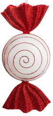 20" Red and White Candy Ornaments (Sold Separately)