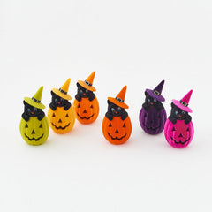 10" Flocked Cat in Pumpkin (Sold Separately)