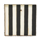 12" Black & White Striped Display Board