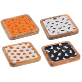 6" Square Halloween Appetizer Plate (Sold Separately)