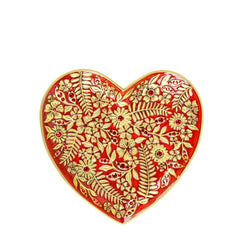 Aria Floral Heart Trinket Tray