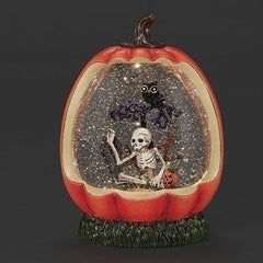 8.25" Halloween Scene Water Globe