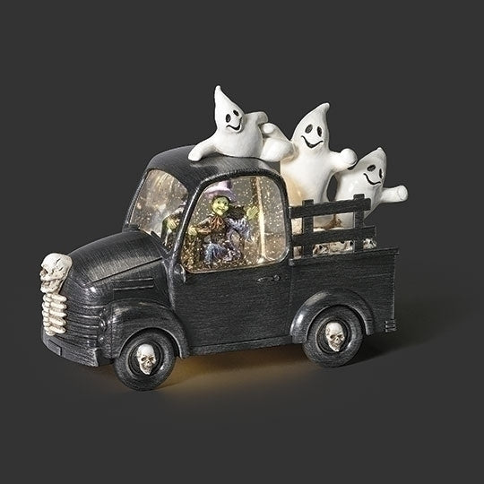7" Truck with Ghosts Water Globe