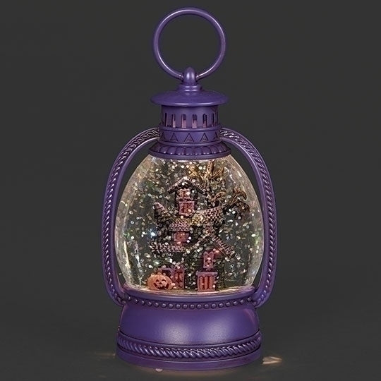 5" Haunted House Lantern Water Globe