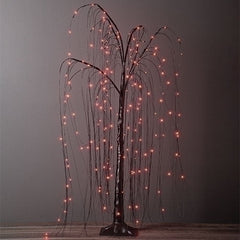 48" Orange Halloween Tree