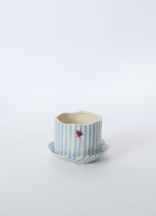4.5" Ladybug Pot with Saucer