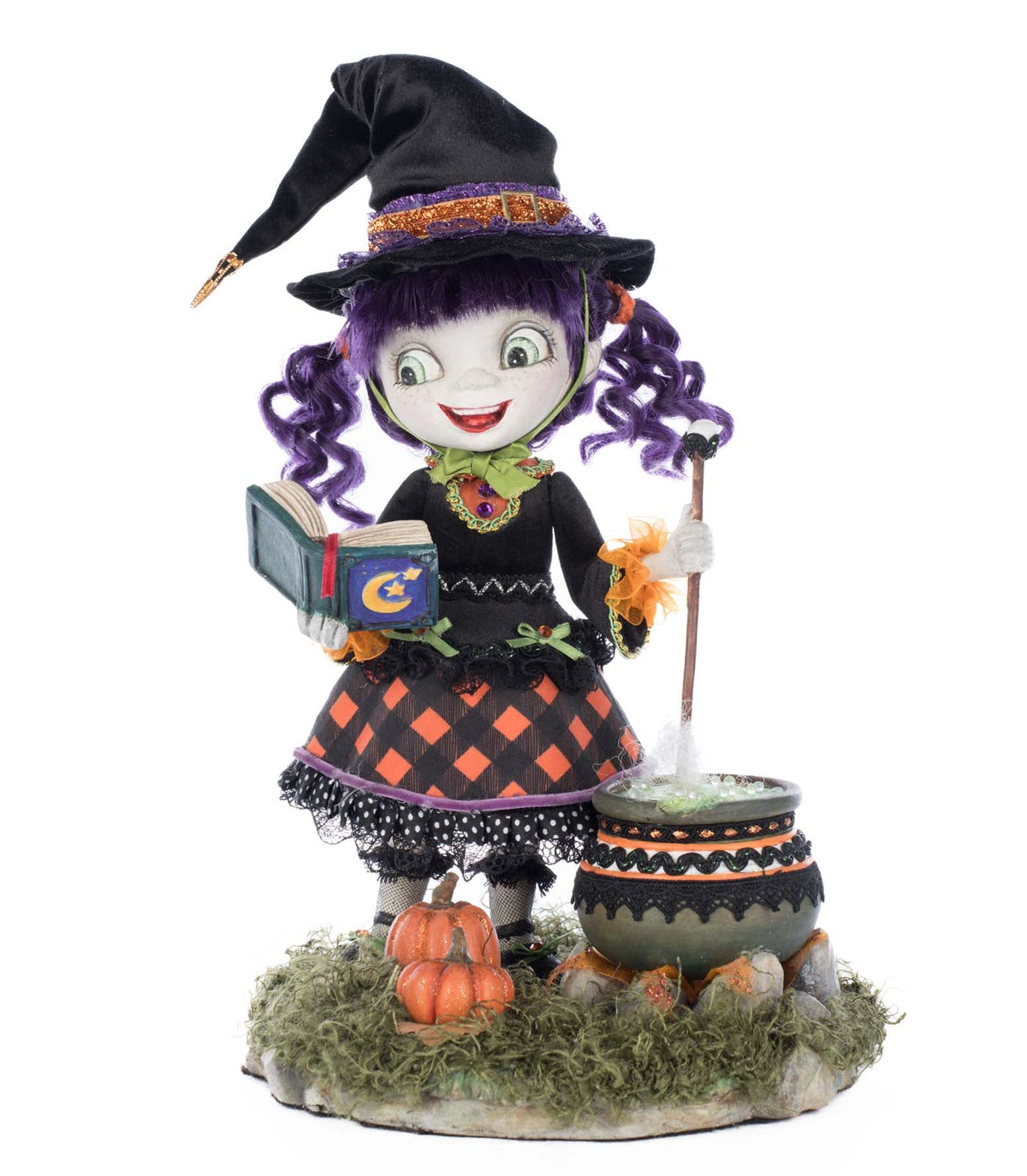 11.5" Poppy Broomson Witch