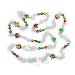 7' Holiday Splendor Tinsel Garland