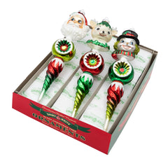 10.5" Holiday Splendor Finials (3 Count)