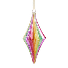 6" Shiny Pleated Neon Finial