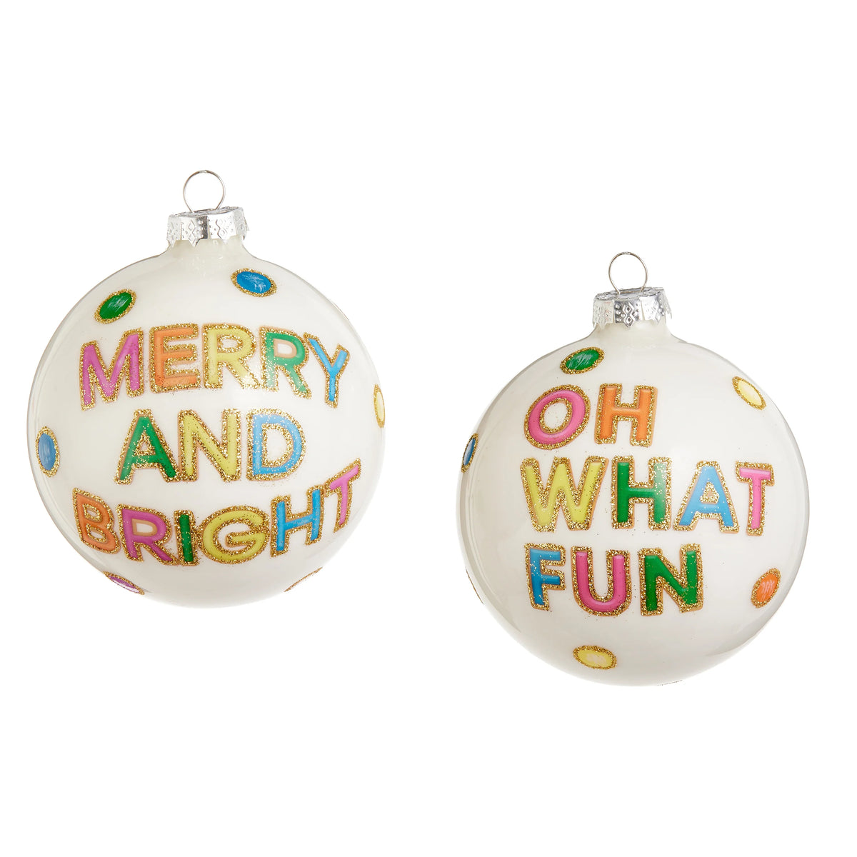 4" Fun Neon Ball Ornament (Sold Separately)