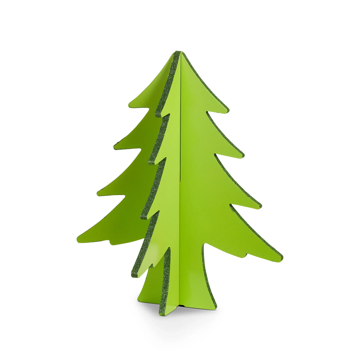 18" Green Glitter Tree