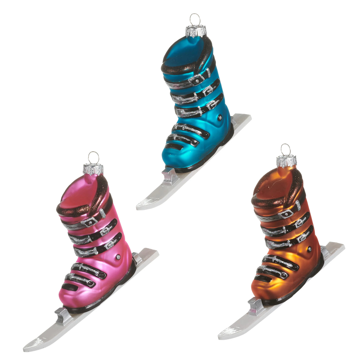 5.25" Ski Boot Ornament (Sold Separately)