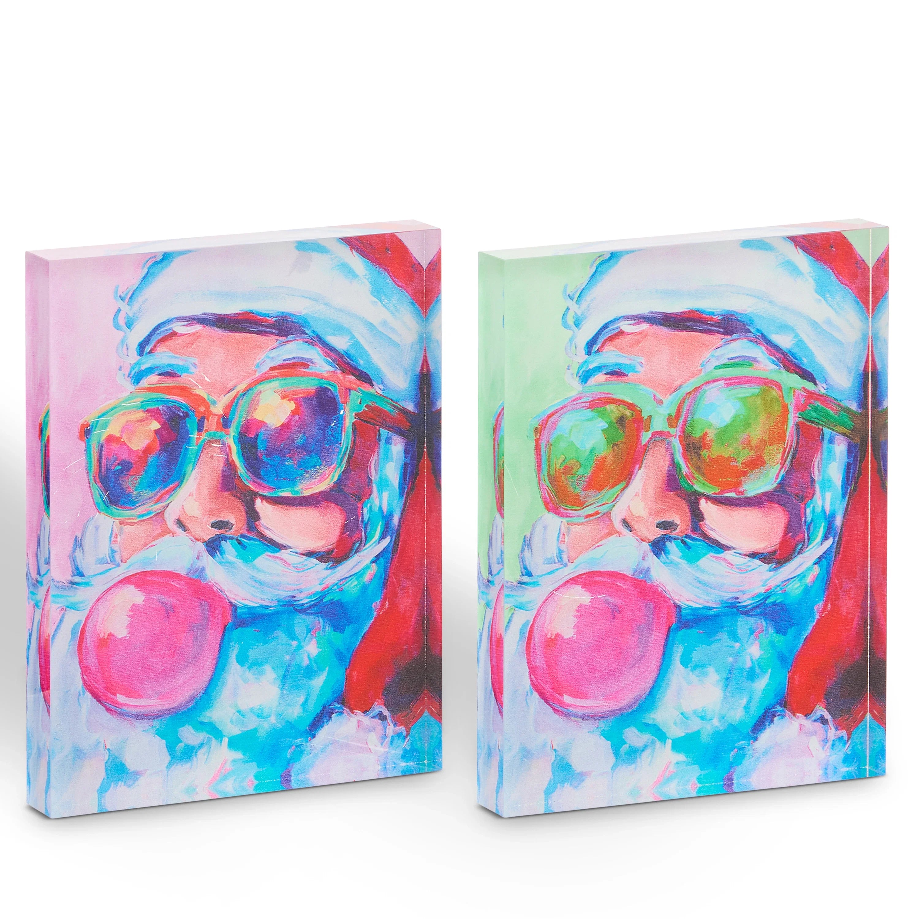 6" Color Pop Santa Ornament (Sold Separately)