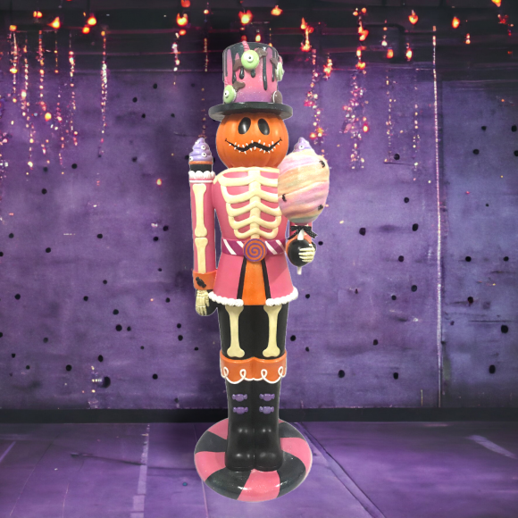 60" Pumpkin Nutcracker (Not Eligible for Shipping)