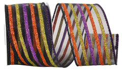 2.5" Striped Sheer Ribbon