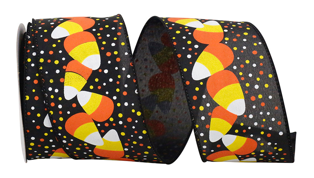 2.5" Candy Corn Ribbon