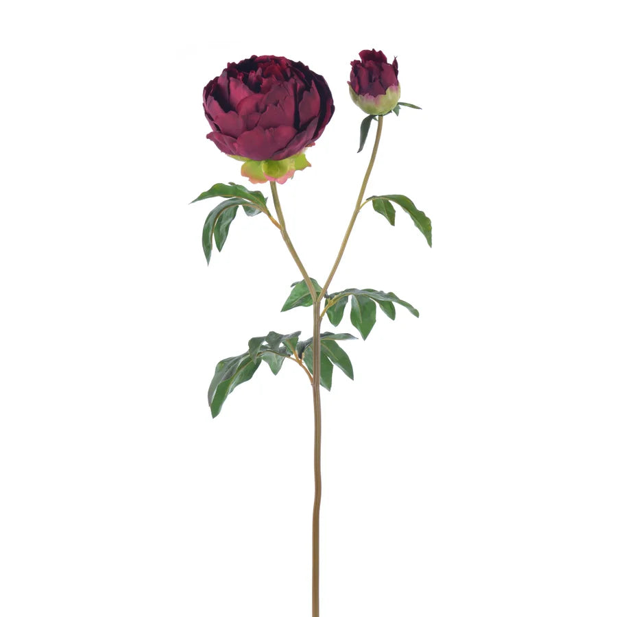 27" Natural Touch Peony