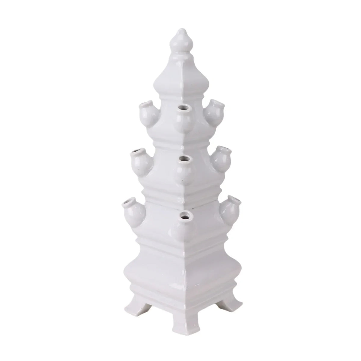 18" Porcelain Pagoda Statue