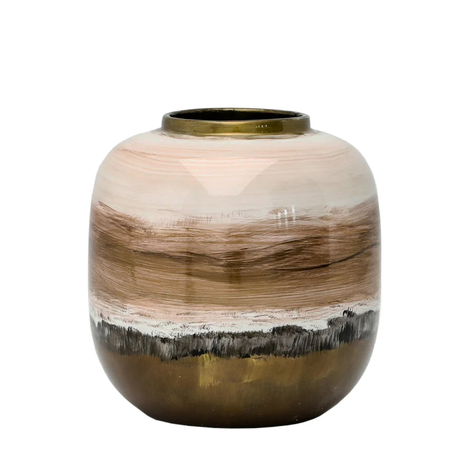 9" Hand-painted Pot