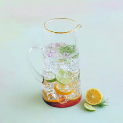 10" Colorful Bottom Cocktail Pitcher