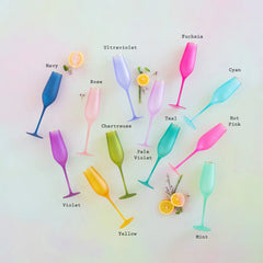 10.25" Frosted Flute (Sold Separately)