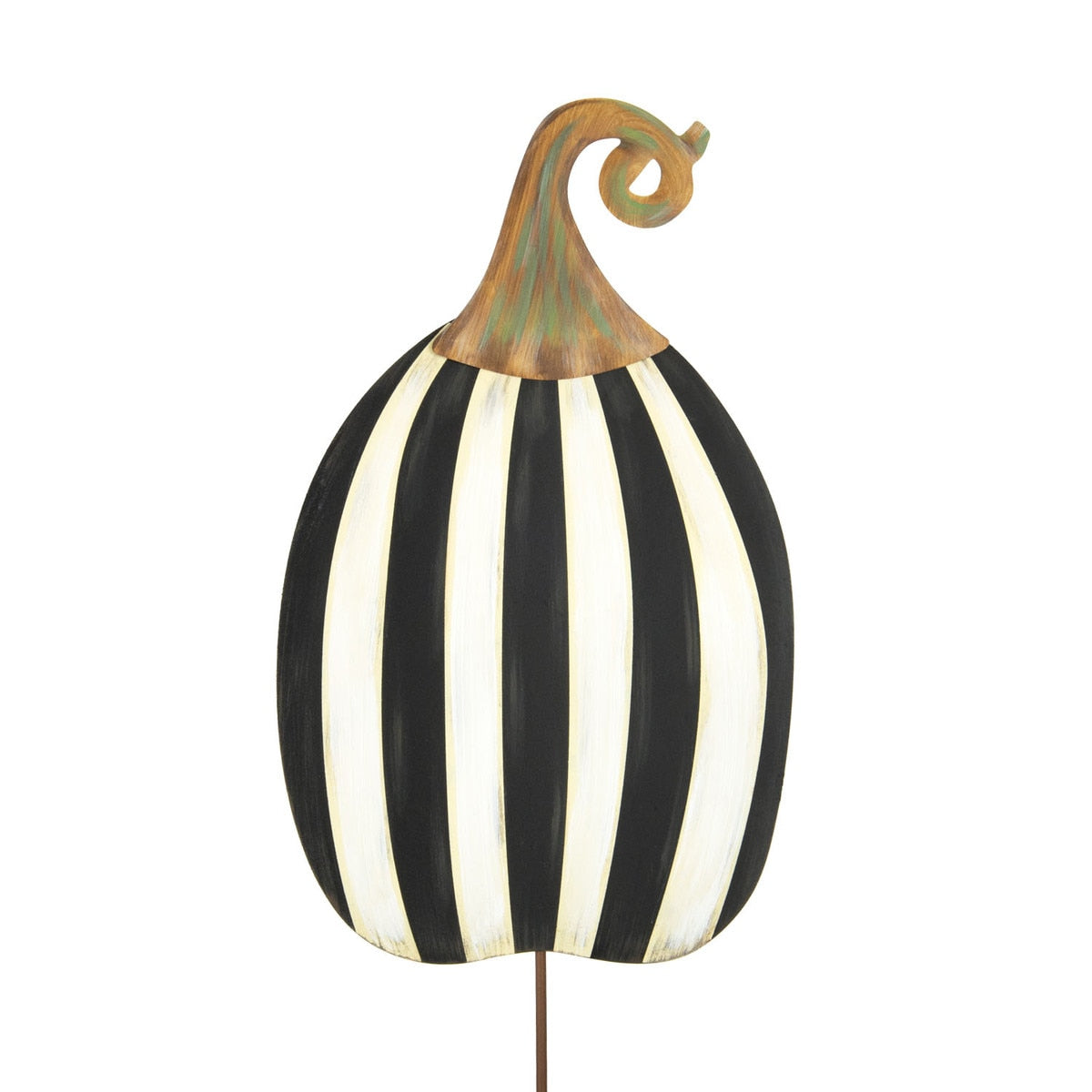 17.5" Striped Pumpkin, Tall