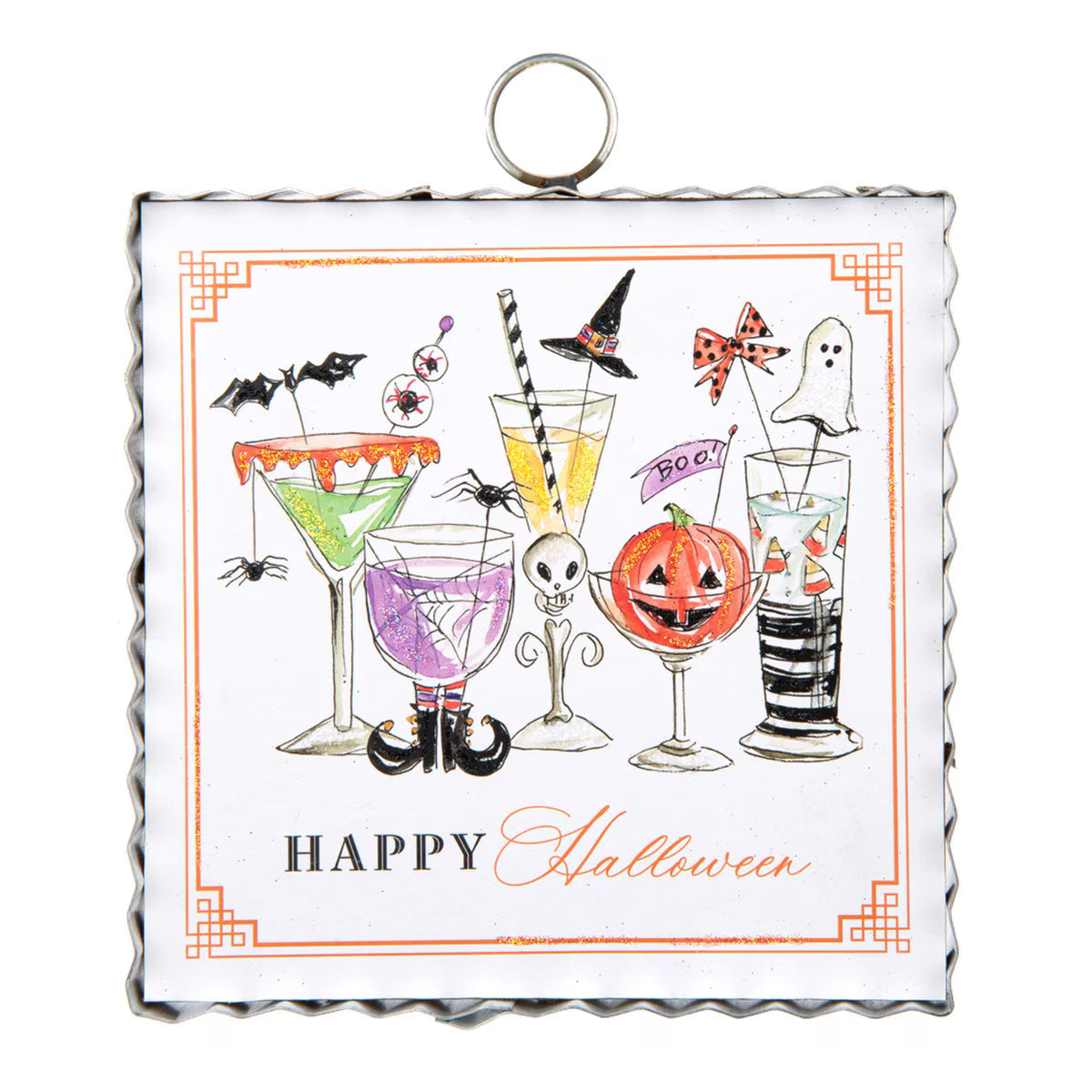 7" Spooky Cocktails Charm