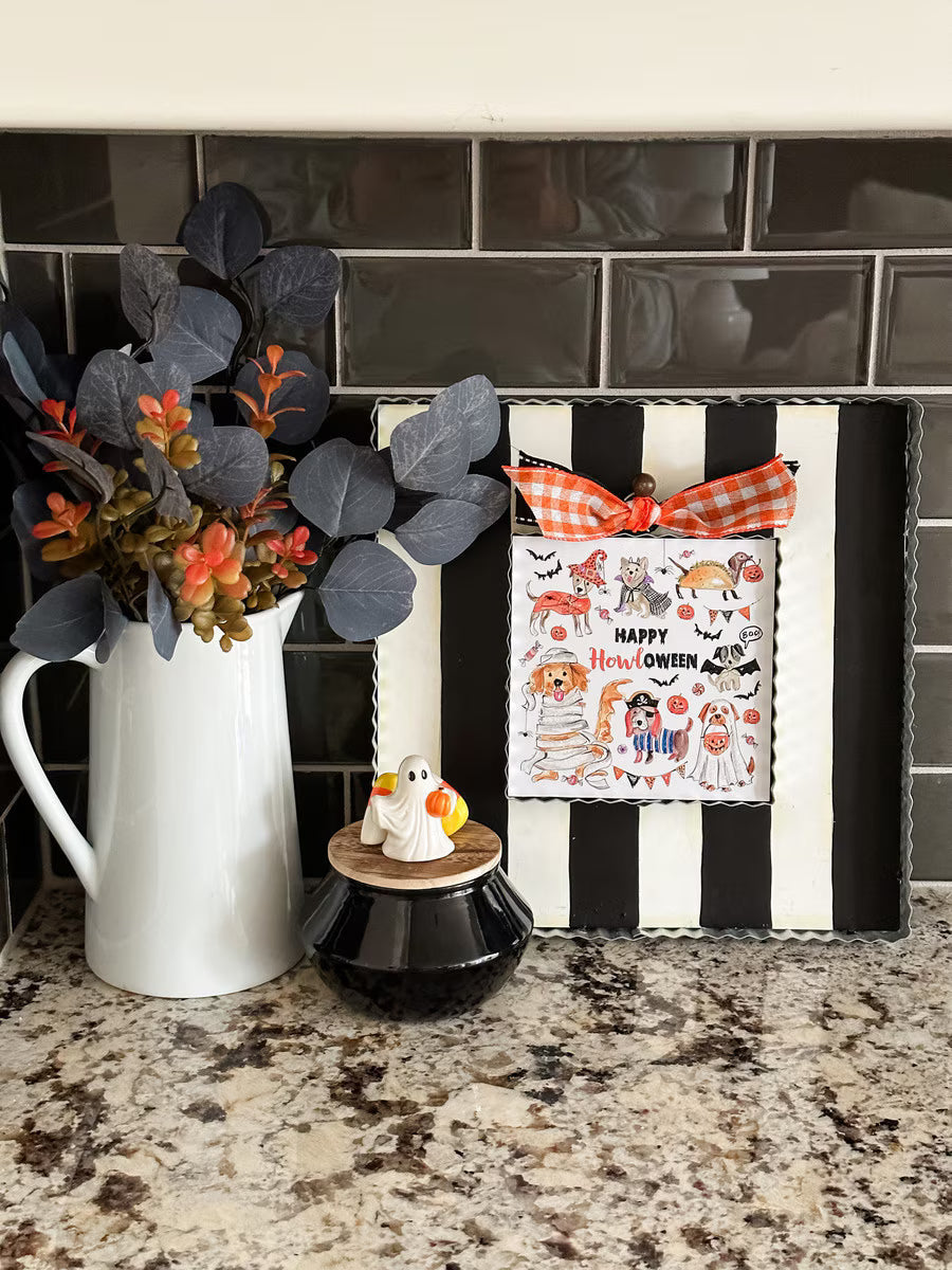 7" Happy "Howloween" Charm