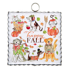 7" Fall Puppy Charm