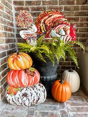 24" Beck's Fall Pumpkin Stack