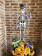 34" Bright Tuxedo Skeleton