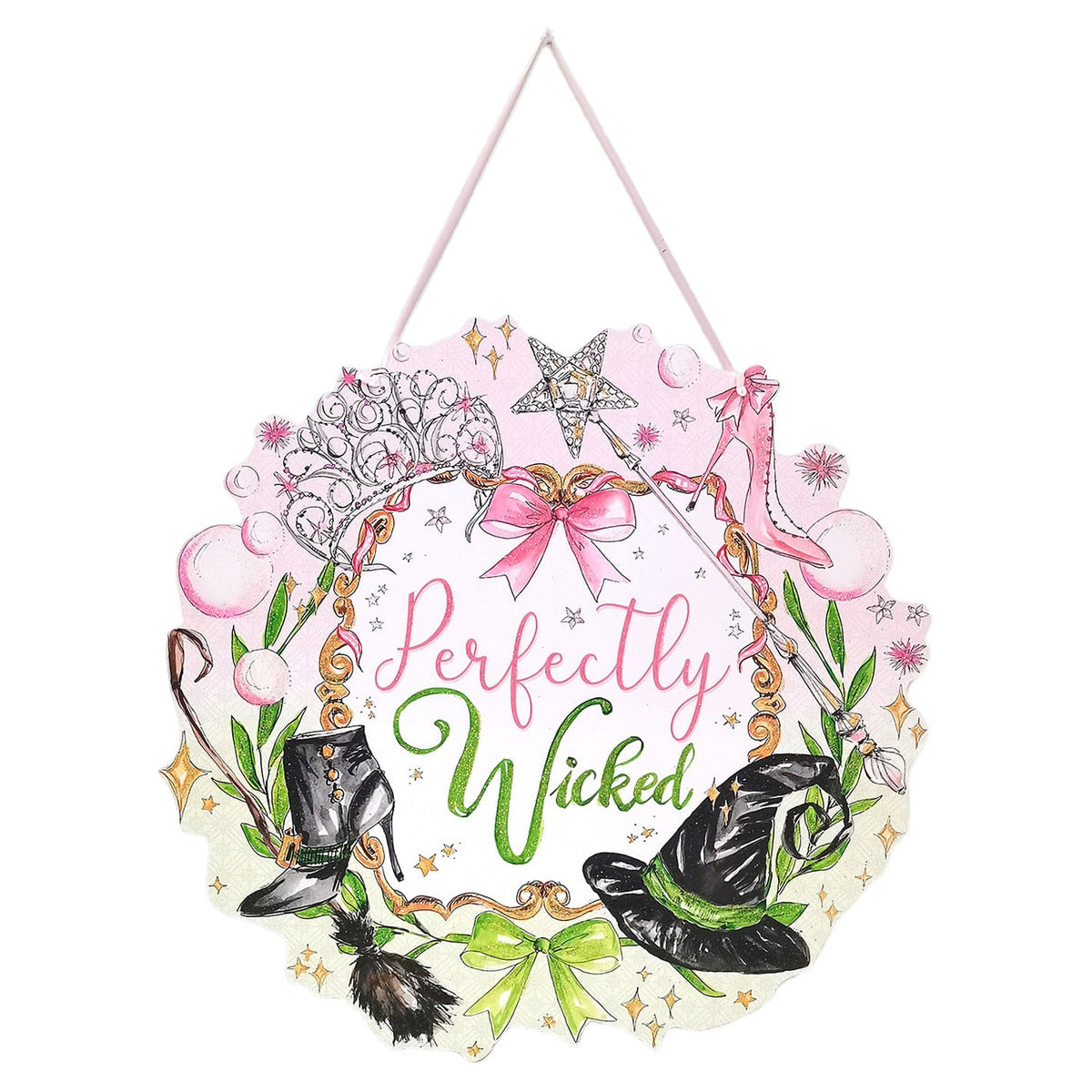 Beck's "Perfectly Wicked" PVC Door Hanger
