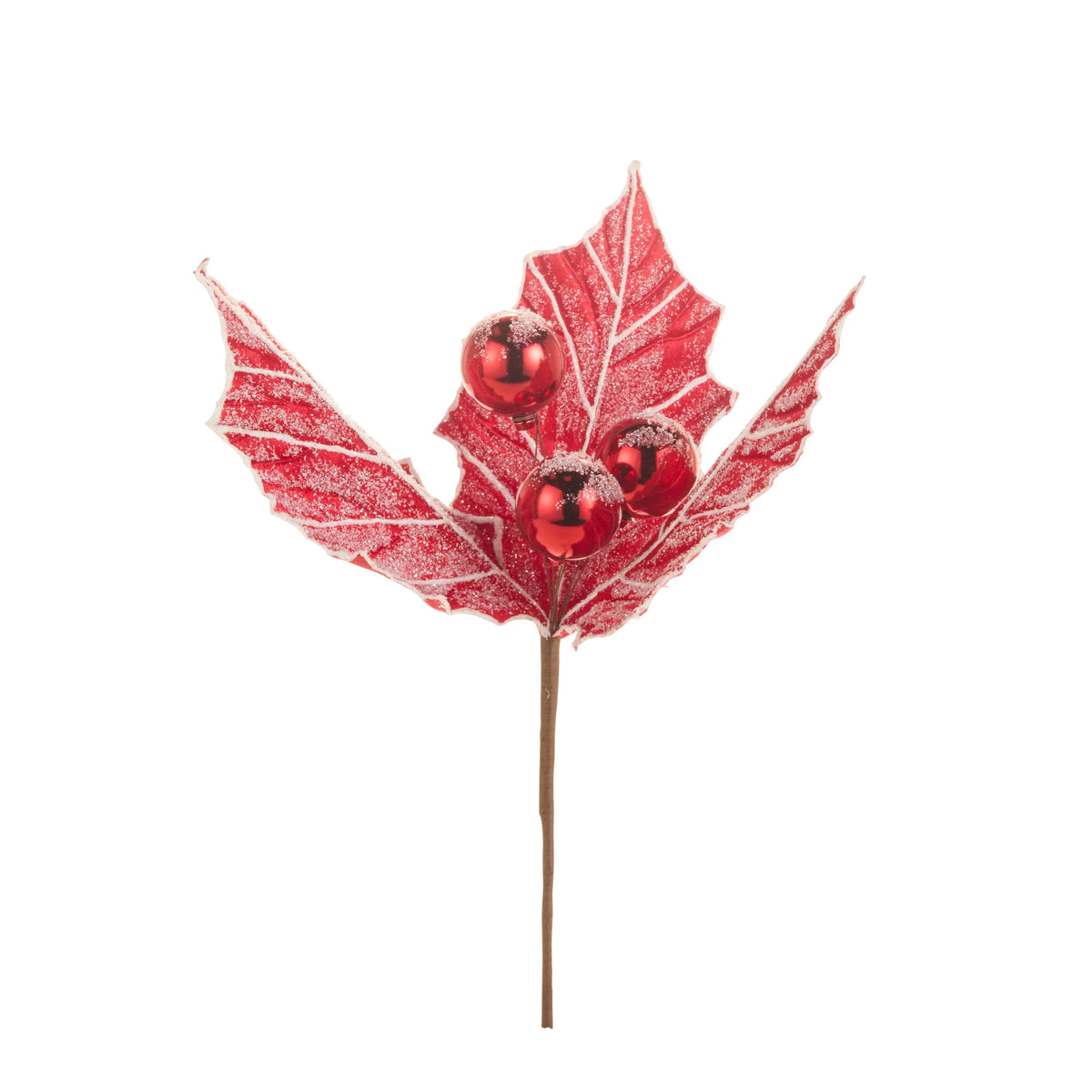 14.5" Red Holly Pick