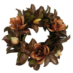 24" Fall Magnolia Wreath